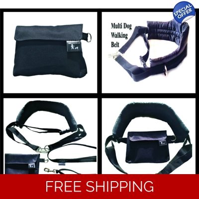Multi Dog Walking Belt Set